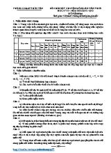 Đề khảo sát chuyên môn giáo viên THCS môn Sinh học - Năm học 2012-2013 - Phòng GD & ĐT Phúc Yên (Có đáp án)
